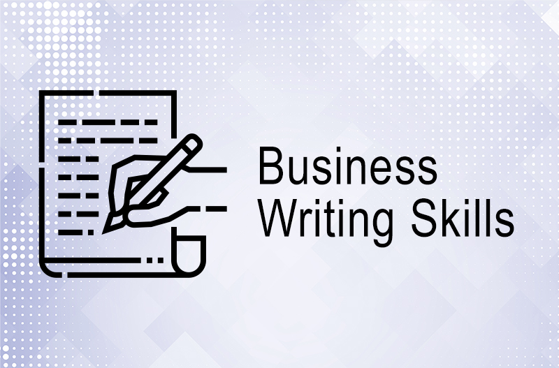 Business writing skills illustration