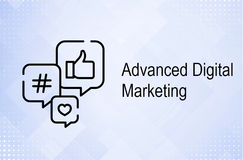 Advance Digital Marketing course illustration