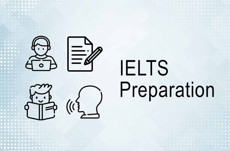 IELTS-Preparation training program illustration