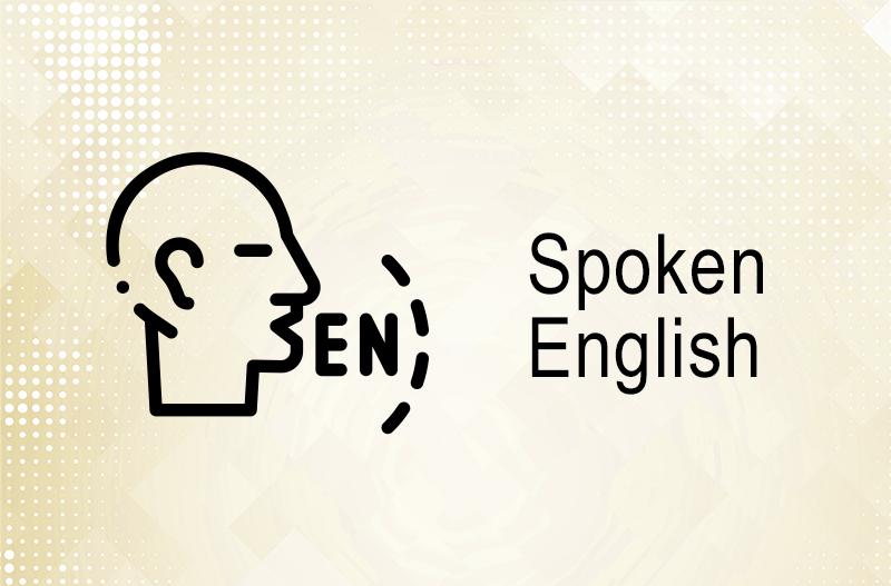 Spoken-English training program illustration
