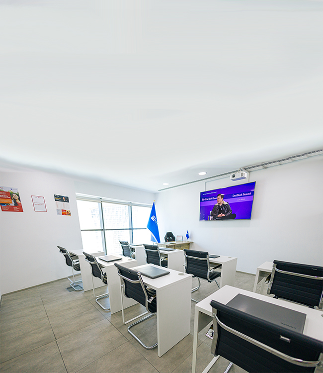 Classroom picture of DG Training center in Dubai