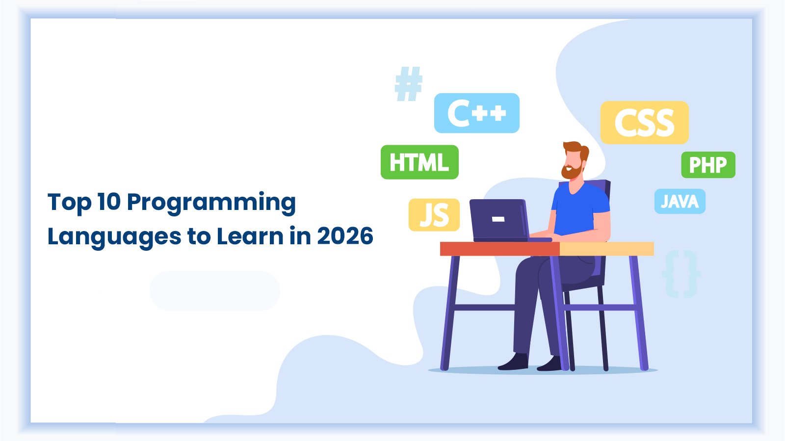 Feature Image for the blog on Programming languages to Learn in 2026