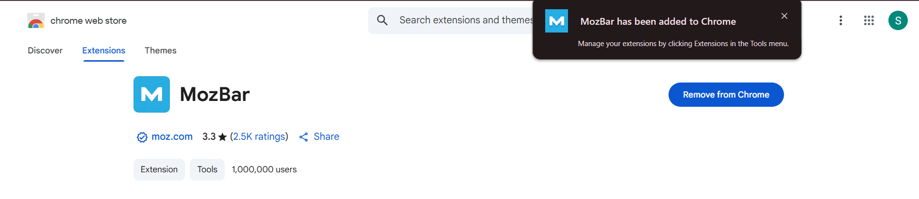 MozBar logo – Best SEO Extension