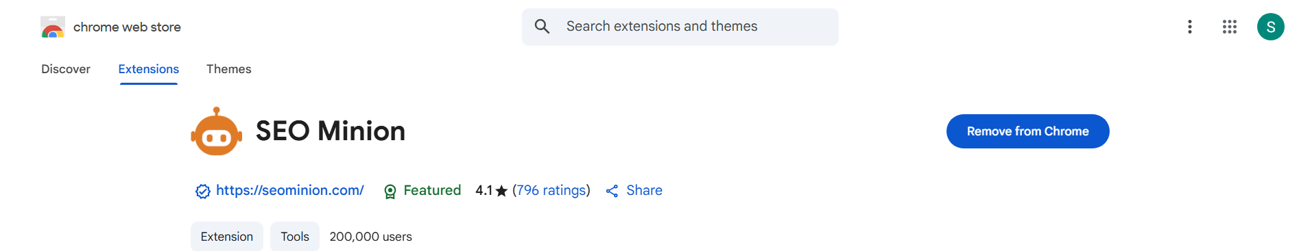 SEO Minion logo – Best SEO Extension