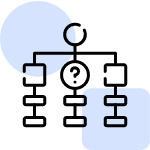 An icon representing a hierarchical structure or organization.