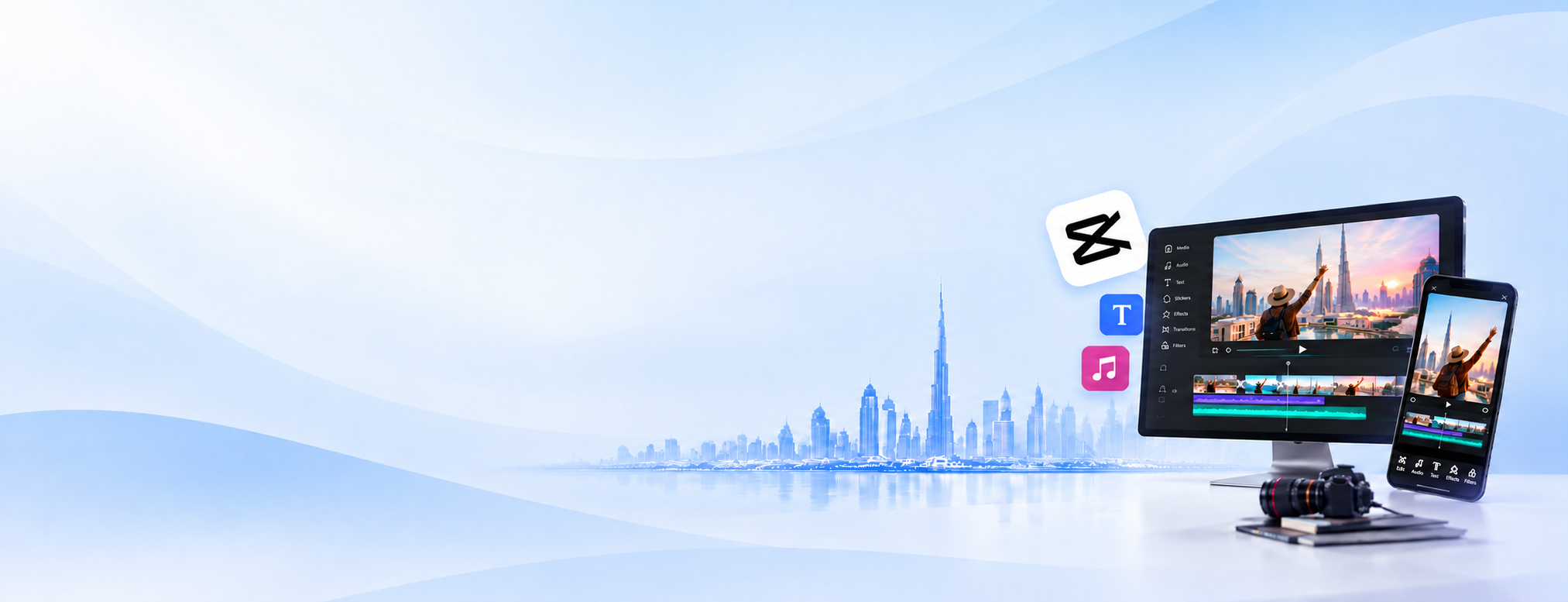 Dubai Video Editing Workspace